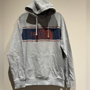 The North Face logo front hooded sweatshirt size medium